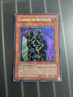 Yugioh! Gearfried the Iron Knight BPT-012 Secret Rare NM - Image 1