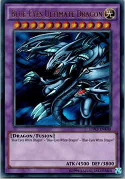 Yugioh Blue-Eyes Ultimate Dragon LDK2-ENK40 Ultra Rare NM - Image 1