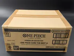 One Piece PRB-02 The Best Vol 2 Premium Booster 10-Box Case SEALED - Image 1