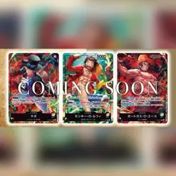US Seller: One Piece TCG: 3 Brothers Promo Set (7-11 Karaage Promo) - Image 1