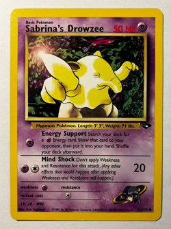 Sabrina's Drowzee 95/132 Gym Challenge Pokemon Card NM Vintage - Image 1