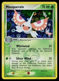 Pokemon Card - Masquerain Hidden Legends 20/101 Rare Reverse Holo - Image 1