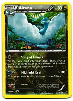 Altaria 53/108 - Roaring Skies Uncommon Pokemon TCG Reverse Holo - LP Card - Image 1