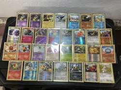 (30) Pokemon Cards Lot WOTC Vtg Holo STAMPED REVERSE Swirl Xerneas Cracked Ice - Image 1