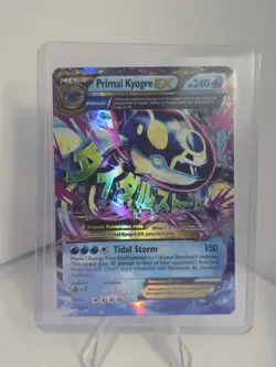 Pokemon Mega Primal Kyogre EX Holo Rare Card 55/160 XY Primal Clash LP - Image 1