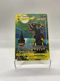 Umbreon Vmax Gold Metal Pokemon Card-Collectible Gift Display！Christmas HOT - Image 3