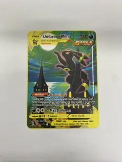 Umbreon Vmax Gold Metal Pokemon Card-Collectible Gift Display！Christmas HOT - Image 5