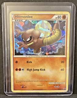Hitmonlee HGSS25 Black Star Promo Cracked Ice Holo Pokemon Card - LP+ - Image 3
