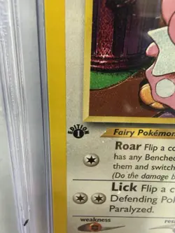 CGC 8.5 NEAR MINT / MINT SNUBBULL Neo Genesis 1st Edition Pokemon Card 74/111 - Image 2