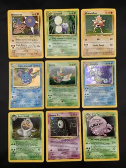 Vintage Pokemon Card Holo Rare Lot WOTC Era Only Collection MP/HP - Image 1