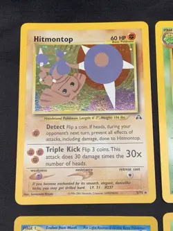 Vintage Pokemon Card Holo Rare Lot WOTC Era Only Collection MP/HP - Image 2