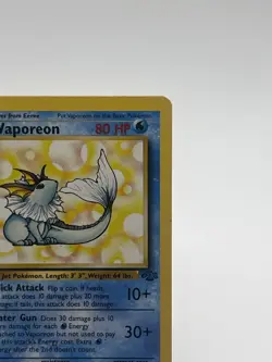 Vaporeon 28/64 1st Edition Pokemon Card Jungle Rare Non Holo LP - Image 2