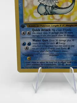 Vaporeon 28/64 1st Edition Pokemon Card Jungle Rare Non Holo LP - Image 4
