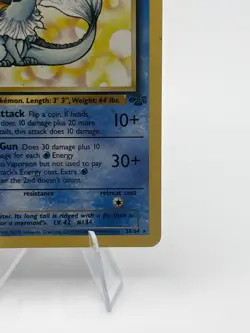Vaporeon 28/64 1st Edition Pokemon Card Jungle Rare Non Holo LP - Image 5