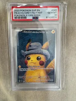 Pikachu with Grey Felt Hat 085 Sv: Scarlet & Violet Promo Cards Regular - Image 1