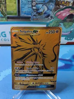 Solgaleo GX - SM104a - Pokemon Sun & Moon Promo Alternate Ultra Rare Card NM - Image 1