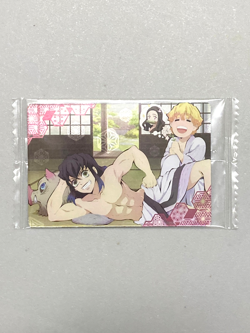 Zenitsu and Inosuke - 030 - Demon Slayer / Kimetsu no Yaiba Wafer Card - Image 1