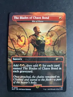 The Blades of Chaos Bond 2209 Rare MTG God of War Secret Lair - Image 1