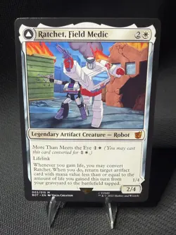 Ratchet, Field Medic BOT 002 - Mythic Legendary Artifact Creature - MTG - Image 1