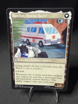 Ratchet, Field Medic BOT 002 - Mythic Legendary Artifact Creature - MTG - Image 2