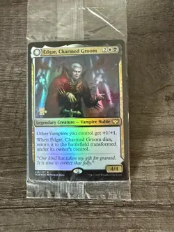 Magic The Gathering: Edgar, Charmed Groom - Crimson Vow - Prerelease Foil NM - Image 1