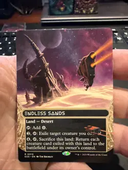 MTG -Endless Sands Borderless Edge of Eternities Stellar Sights 0015 NM Regular - Image 1
