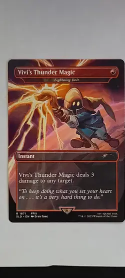Vivi's Thunder Magic - Lightning Bolt Secret Lair Drop Regular - Image 1