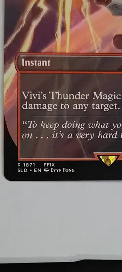 Vivi's Thunder Magic - Lightning Bolt Secret Lair Drop Regular - Image 3