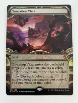 Tarnation Vista (0060) *FOIL* SHOWCASE OTJ BIG MTG NM/MT The Big Score Comb Ship - Image 1