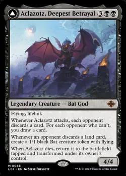 MTG x1 Aclazotz, Deepest Betrayal FOIL - Lost Caverns of Ixalan - Near Mint - Image 1