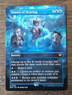 MTG Season of Weaving - Borderless, NM-Mint, English Bloomburrow - Image 1