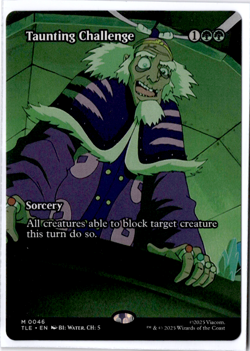 Taunting Challenge (Borderless) - 0046 - MTG X Avatar the Last Airbender - Image 1