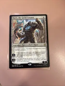 Karn, the Great Creator NM War of the Spark MTG - Image 1