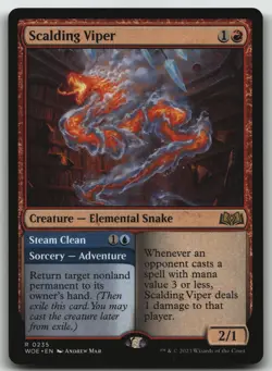 Scalding Viper R Wilds of Eldraine 235 LP - Image 1