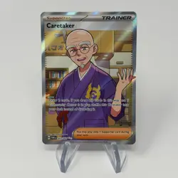 Caretaker 203/167 Ultra Rare Holo NM Pokemon SV06: Twilight Masquerade 203/167 - Image 1