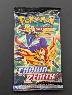 Lot of (100) Pokemon Sword & Shield Crown Zenith Booster Packs SEALED - Image 2