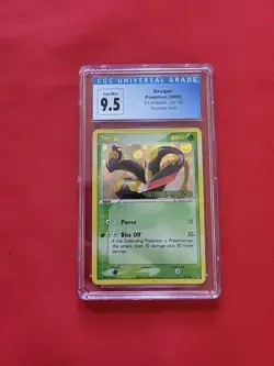 GEM MINT Pokemon: Seviper #20/106 Holo Rare Ex Emerald 2005 - STAMPED - CGC -E60 - Image 1