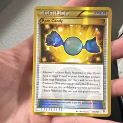 Pokemon Rare Candy Trainer Secret Rare Plasma Blast Holo Card 105/101 2013 - Image 1