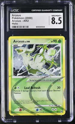 CGC 8.5 Arceus 2009 Arceus AR2 Holo Pokemon Card - Image 1