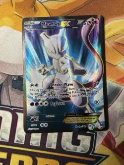 Pokemon TCG Mewtwo EX Full Art 2015 XY Breakthrough 157/162 - Image 1