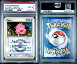 Pokemon Chansey 19/112 EX Fire Red & Leaf Green POP 10 Reverse Holo PSA 10 - Image 3