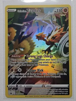 Pokemon TCG Galarian Zapdos SWSH283 Sword & Shield Holo Black Star Promo-LP - Image 2