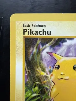 Pokemon Pikachu Red Cheeks 058/102 Base Set Shadowless Regular (LP) - Image 2