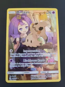 Mimikyu 245/236 Alt Art Secret Rare Pokemon Sun & Moon Cosmic Eclipse - Image 1