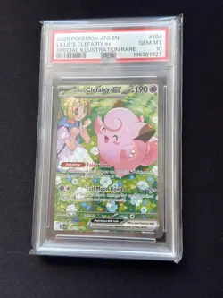 2025 Lillie's Clefairy 184/159 PSA 10 Journey Together Pokemon - Image 1