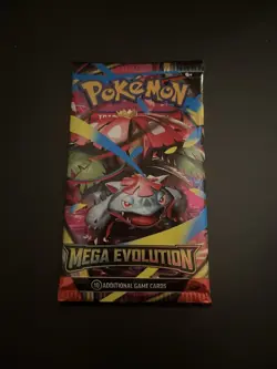 (HEAVY) 22.48g Pokemon TCG Mega Evolution Booster Pack (SEALED)✅ - Image 2