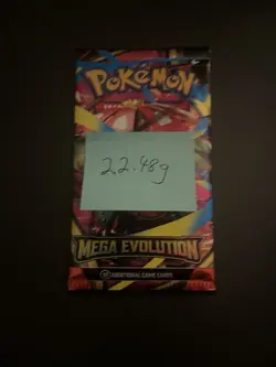 (HEAVY) 22.48g Pokemon TCG Mega Evolution Booster Pack (SEALED)✅ - Image 3