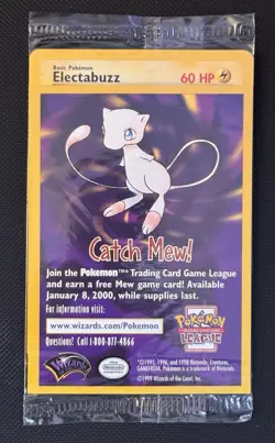 Pokemon TCG: WOTC 1999 “The First Movie” Black Star Promos - Lot of 4 - SEALED - Image 3