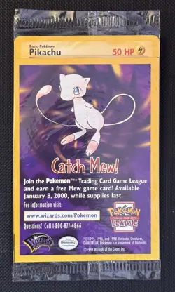 Pokemon TCG: WOTC 1999 “The First Movie” Black Star Promos - Lot of 4 - SEALED - Image 5
