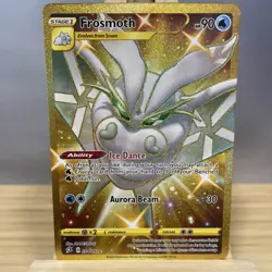 Pokemon TCG Frostmoth 204/192 Rebel Clash Golden Secert Rare NM - Image 1
